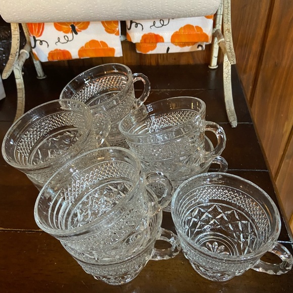 Anchor Hocking Dining Vintage Anchor Hocking Wexford Punch Cups Poshmark